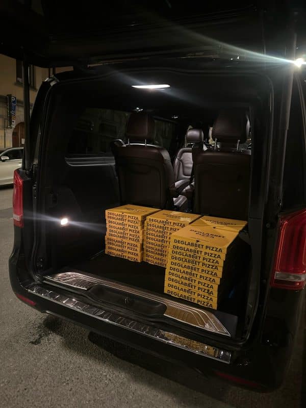 When Luxury Meets… Pizza Delivery